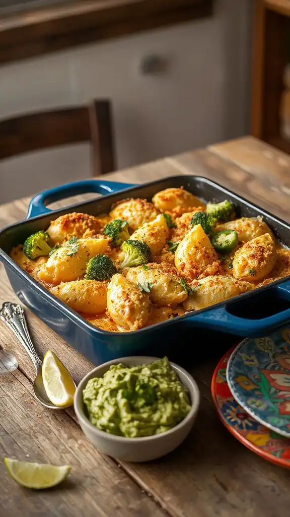 mexican chicken broccoli bake