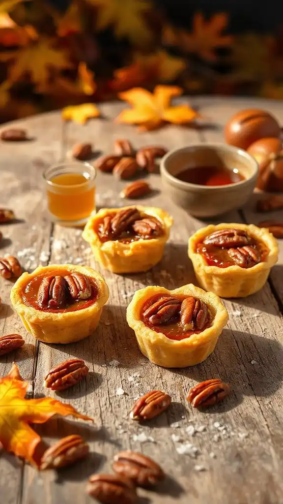 mini maple pecan delights