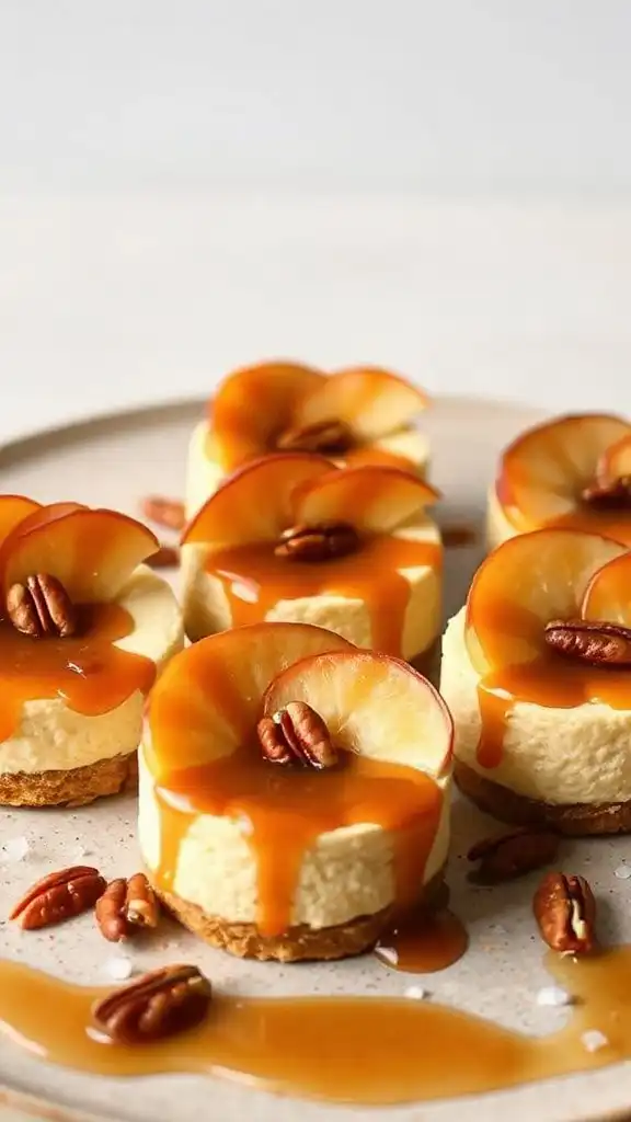 mini miso apple cheesecakes delight