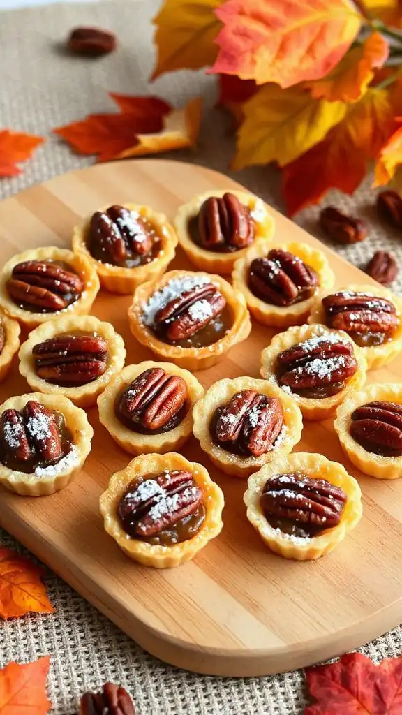 mini pecan pie bites