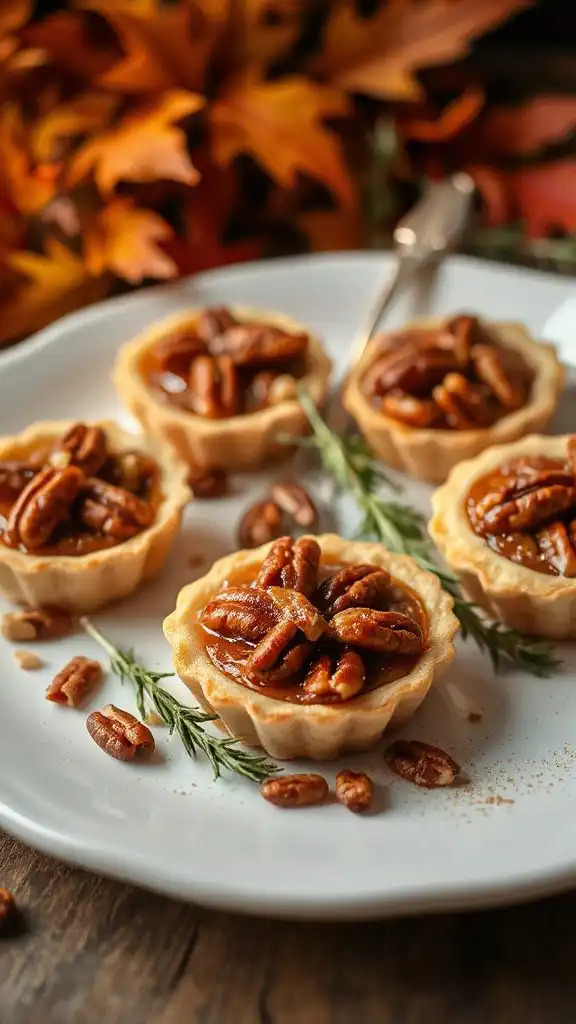 mini pecan pie tartlets