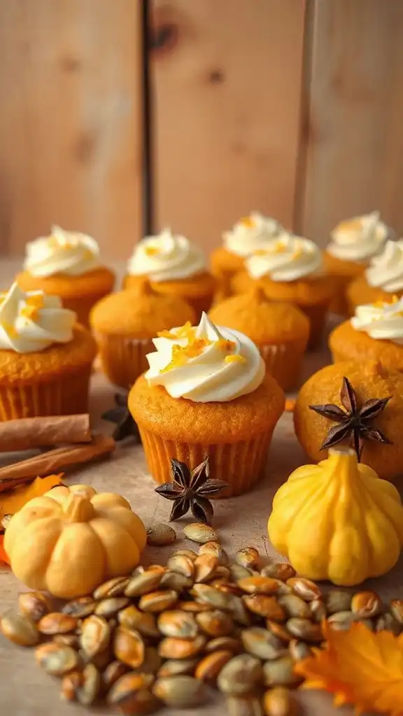 mini pumpkin cake bites