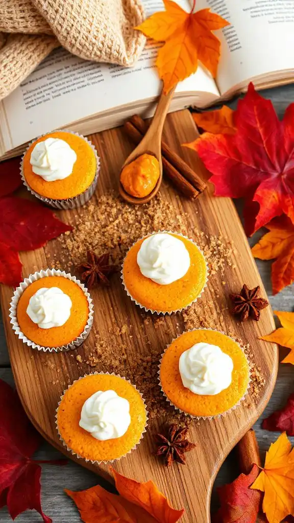 mini pumpkin cheesecake delights