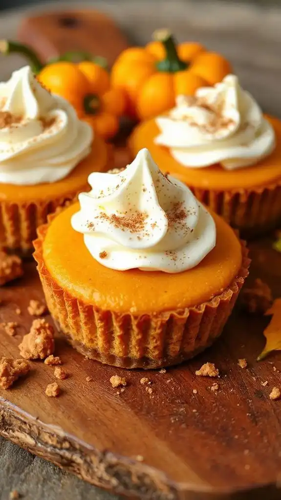 mini pumpkin cheesecakes recipe mini pumpkin cheesecakes recipe