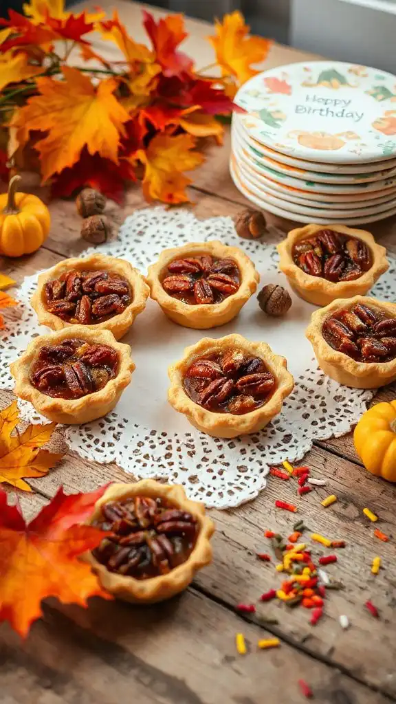 miniature pecan pie delights