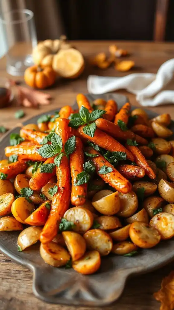 mint glazed carrots and potatoes mint glazed carrots and potatoes