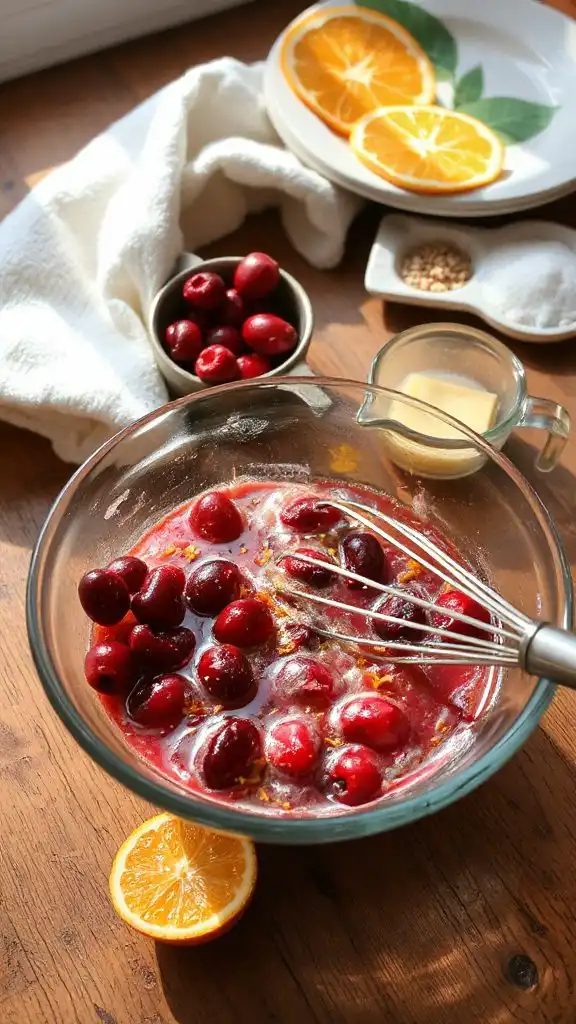 mix wet ingredients together