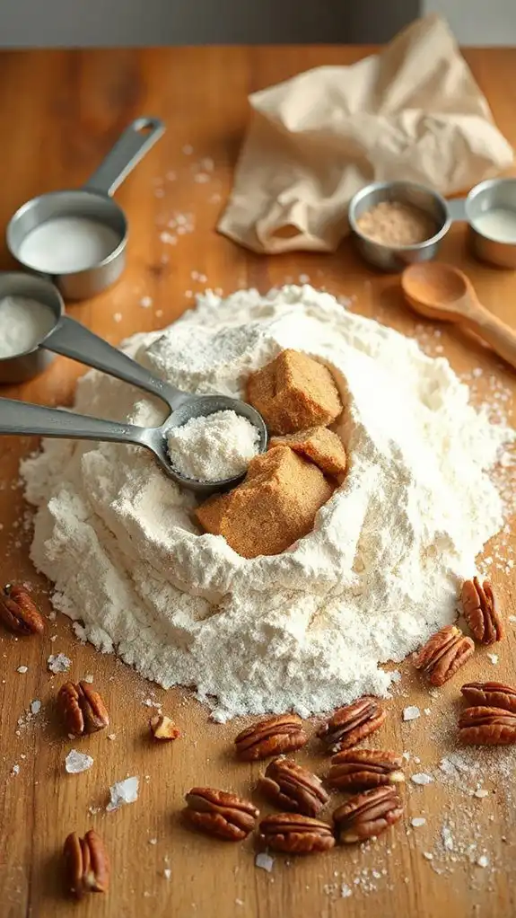 mixing dry ingredients accurately