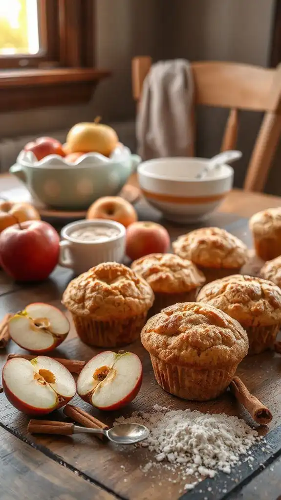 moist apple cinnamon muffins