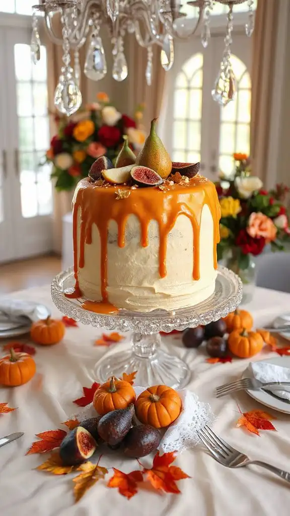 moist autumn spice cake