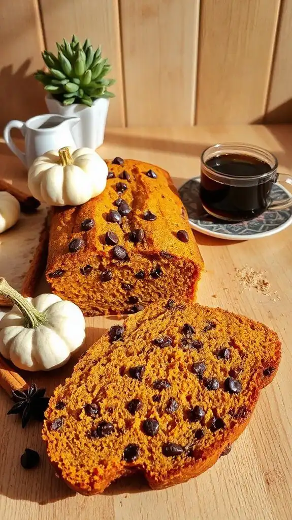 moist chocolate chip pumpkin bread moist chocolate chip pumpkin bread
