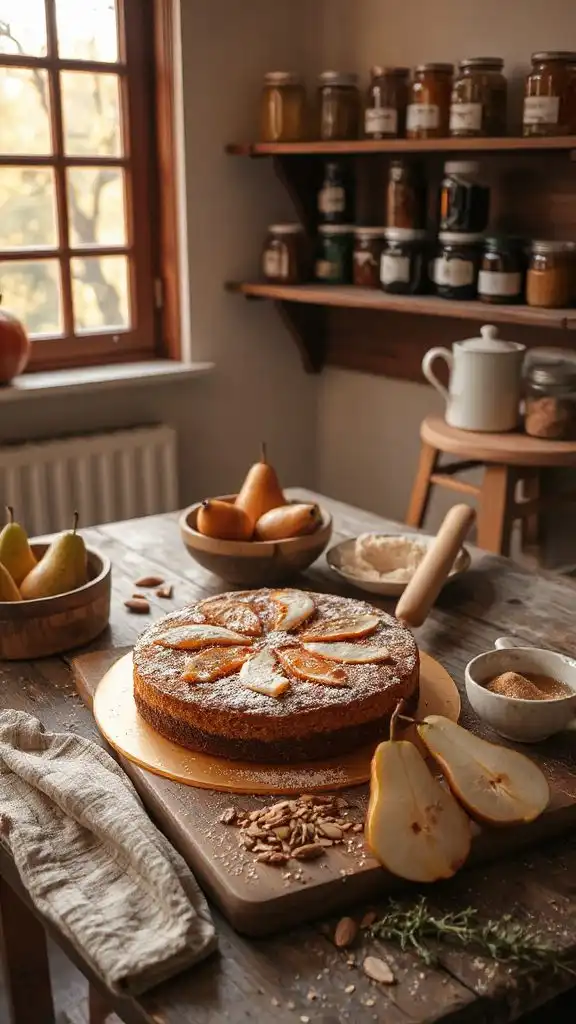 moist pear almond cake moist pear almond cake