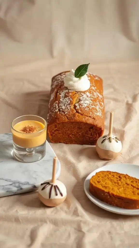 moist pumpkin banana loaf