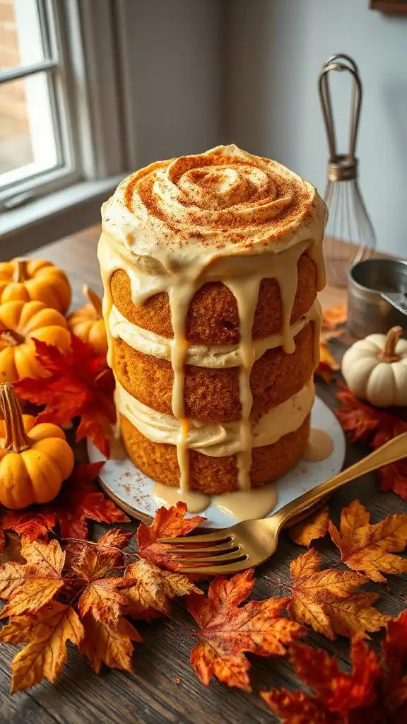 moist pumpkin spice cake