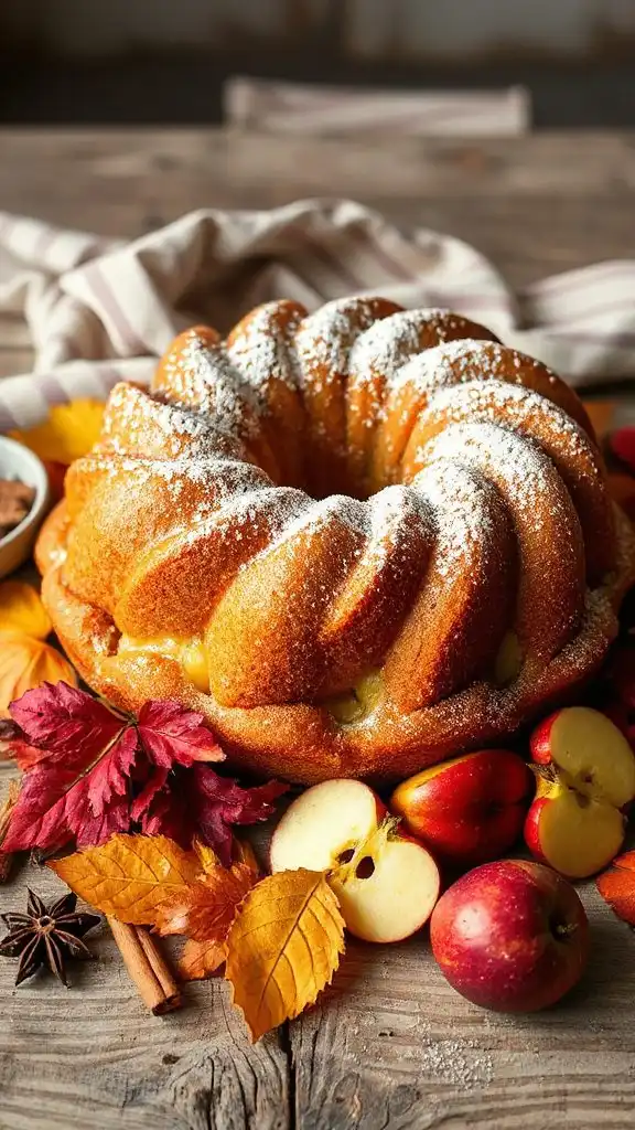 moist spiced apple bundt