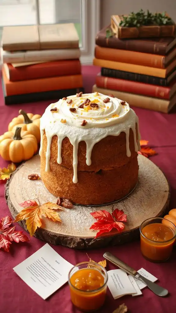 moist spiced carrot cake