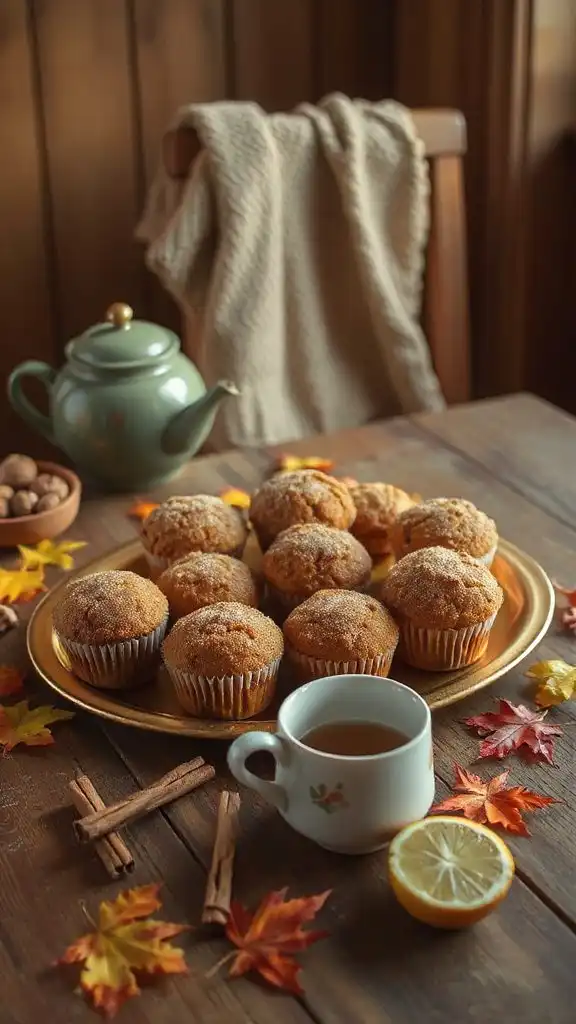 moist spiced pumpkin muffins