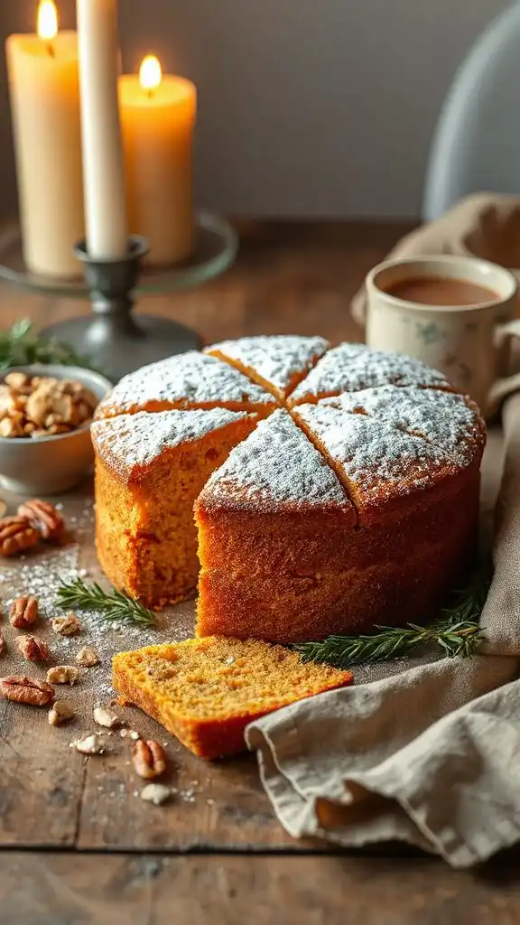 moist vegan butternut cake