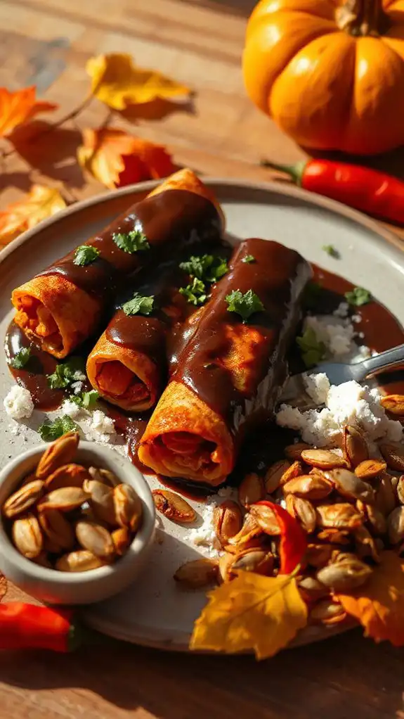 mole pumpkin enchiladas recipe mole pumpkin enchiladas recipe