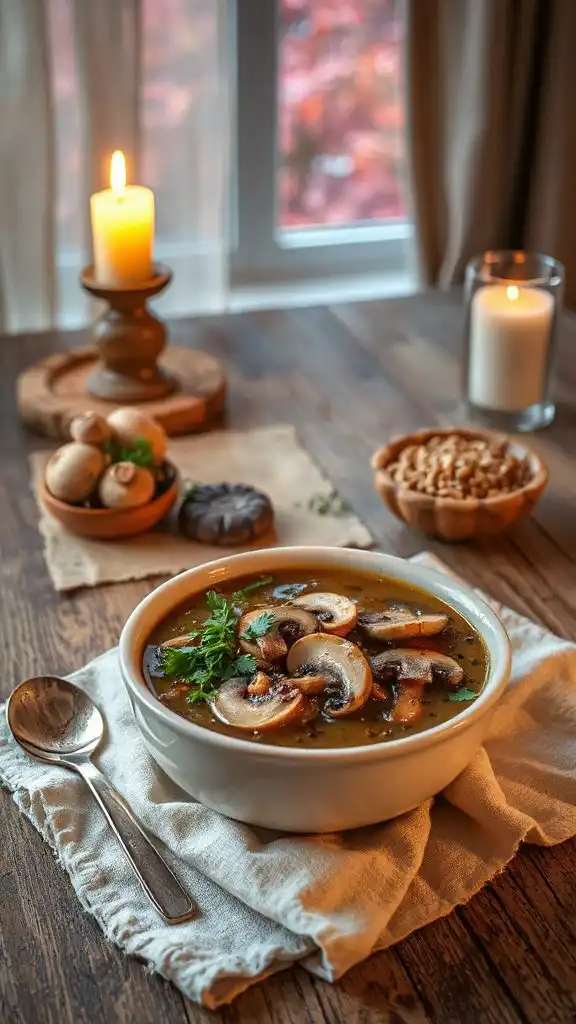 mushroom barley soup recipe mushroom barley soup recipe