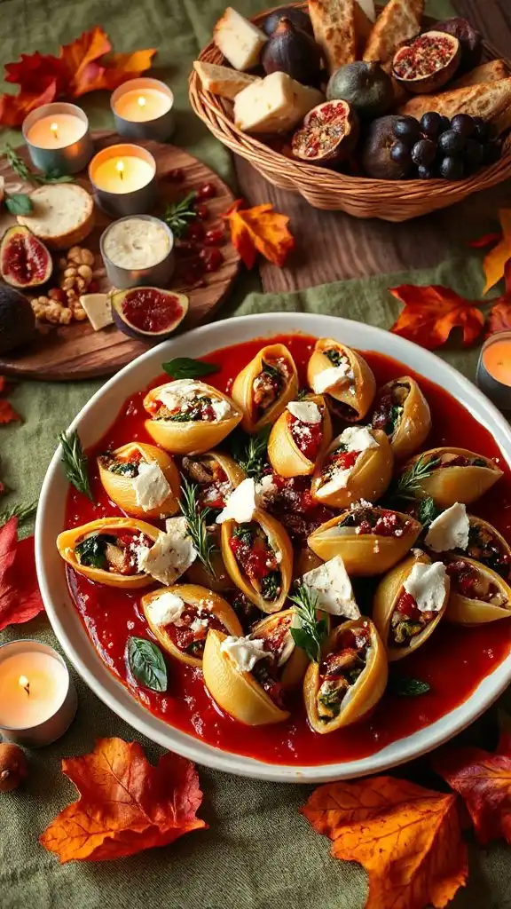mushroom spinach stuffed shells mushroom spinach stuffed shells