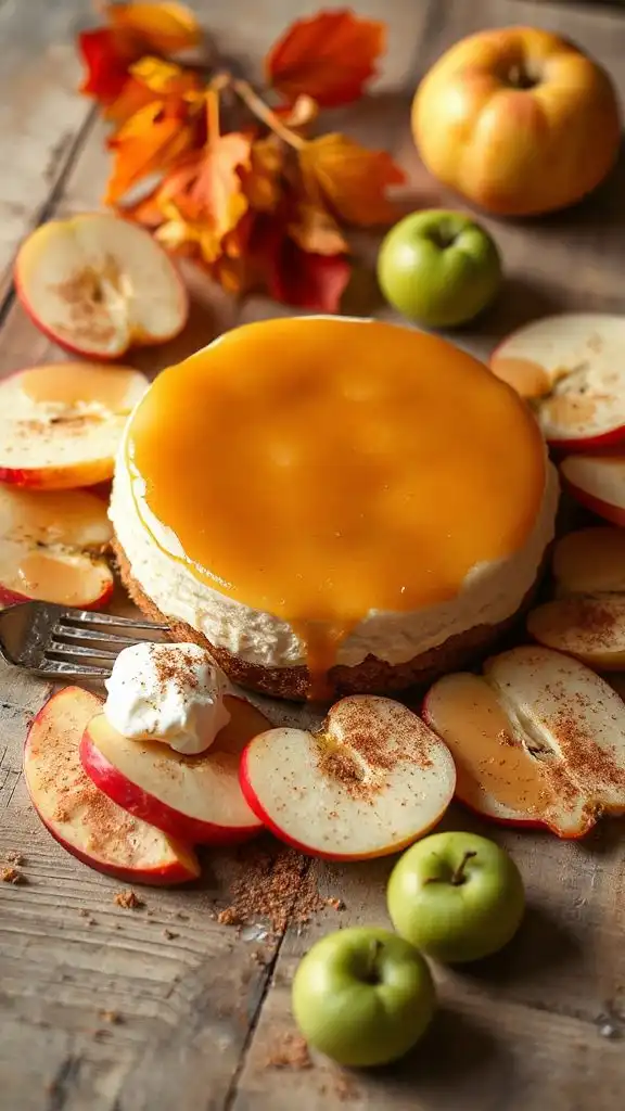 no bake apple cheesecake recipe