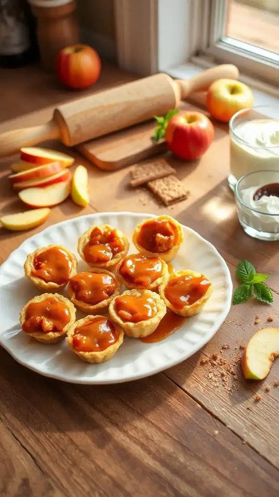 no bake apple dessert bites