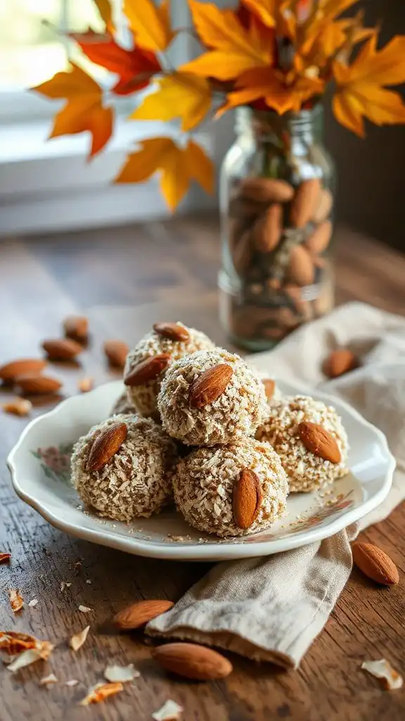 no bake chocolate almond bites