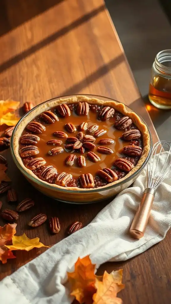 no bake creamy pecan pie