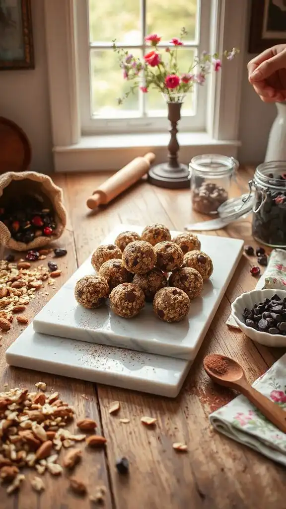no bake energy snack bites