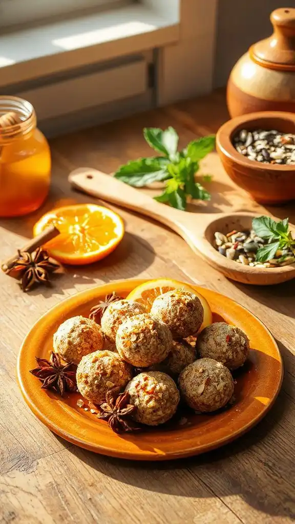 no bake energy snack preparation