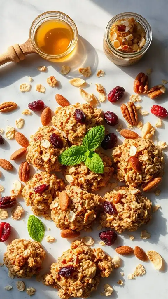 no bake healthy granola clusters