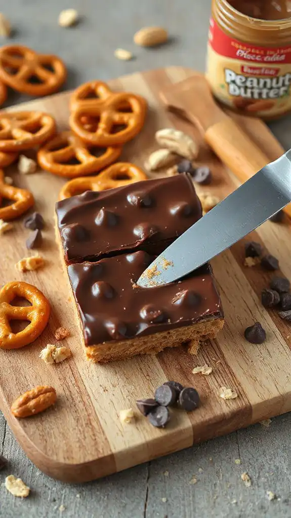 no bake peanut butter bars