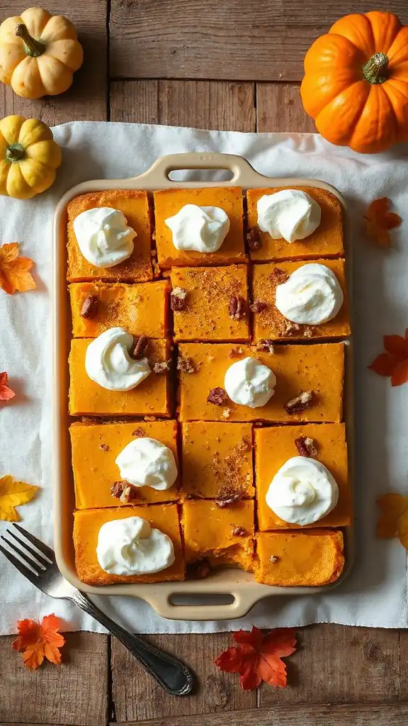 no bake pumpkin cheesecake bars