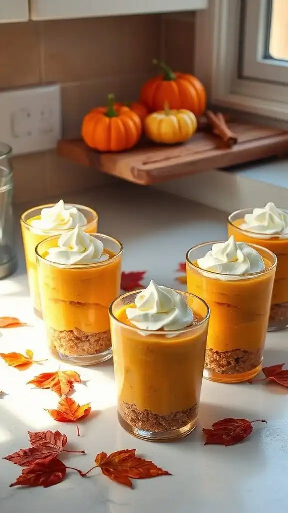 no bake pumpkin cheesecake cups