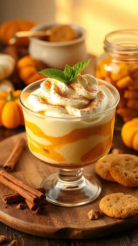 no bake pumpkin cheesecake cups