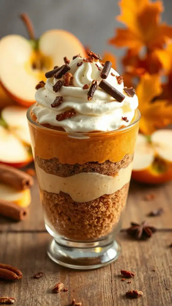 no bake pumpkin cheesecake parfaits