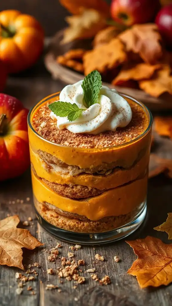 no bake pumpkin dessert delight