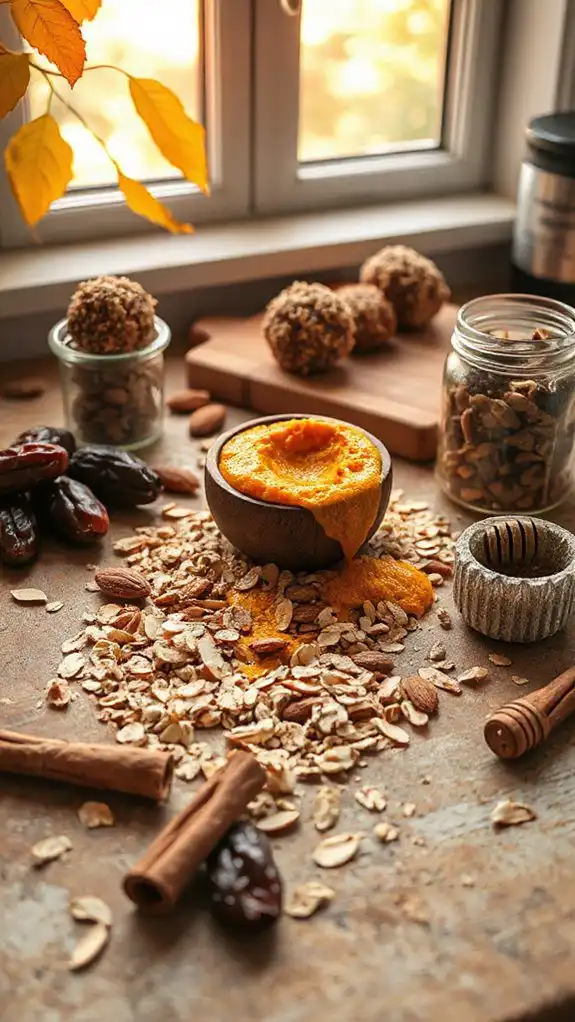 no bake pumpkin oat bites