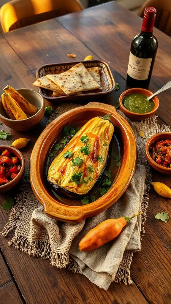 north african eggplant dish
