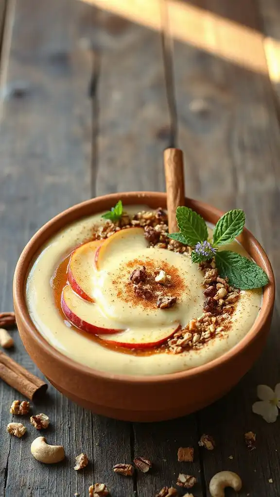 nourishing apple pie smoothie
