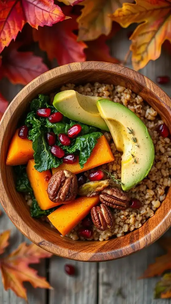 nourishing autumn farro bowl nourishing autumn farro bowl