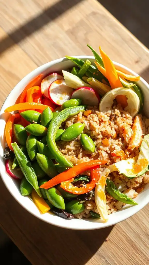 nourishing brown rice bowl