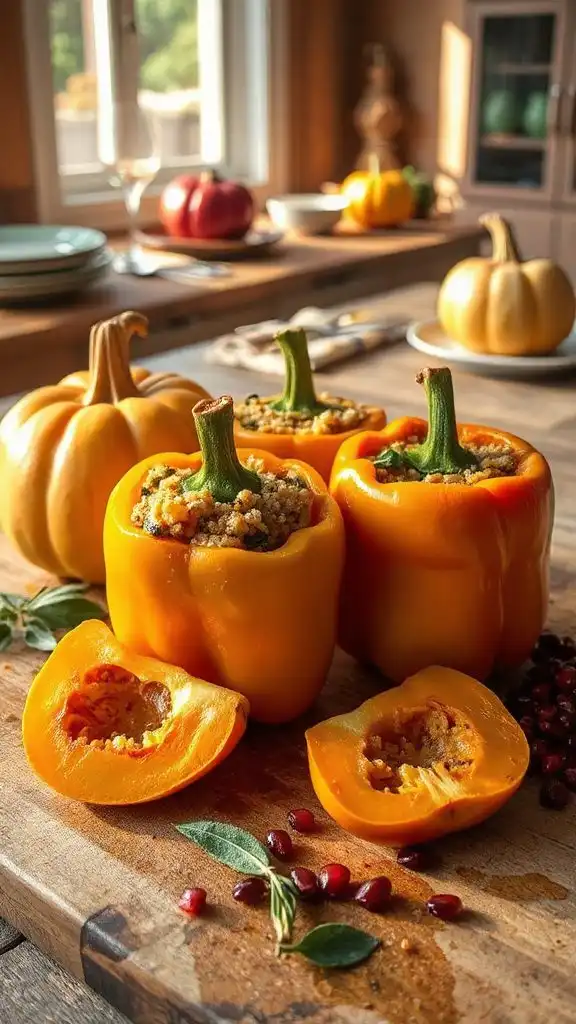 nourishing fall stuffed peppers