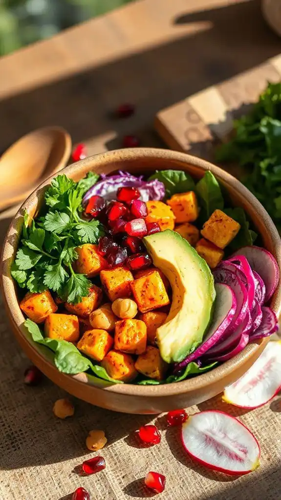 nourishing plant based meal bowl
