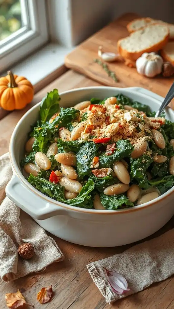nourishing white bean casserole