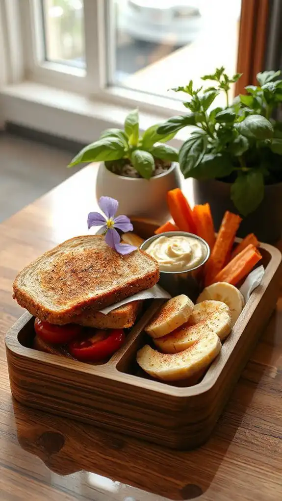 nut butter banana sandwich