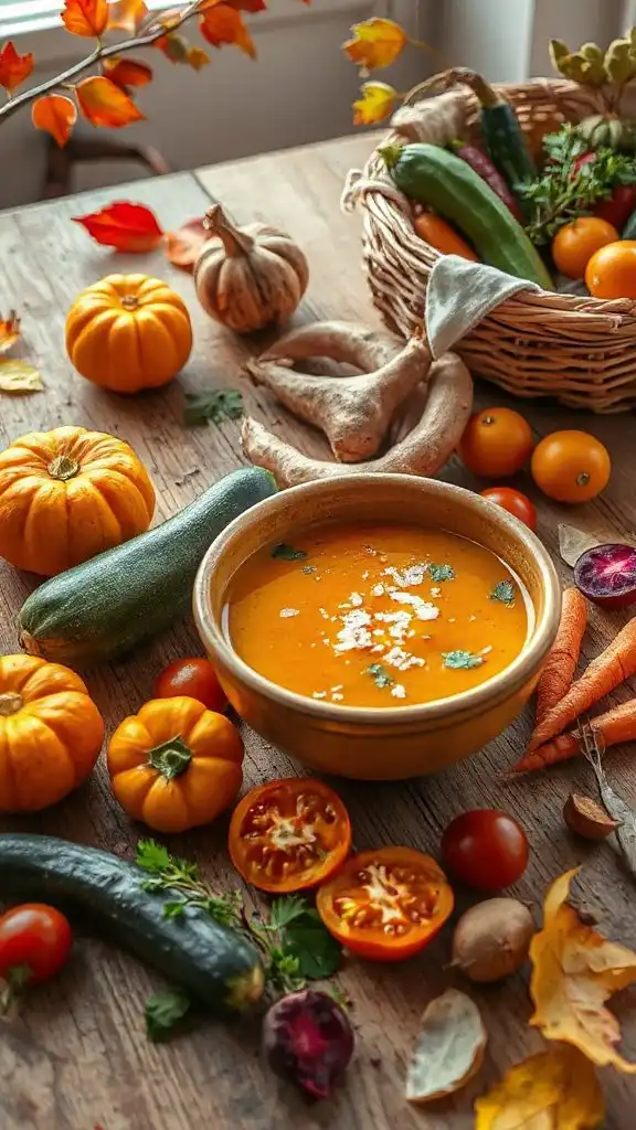 nut free fall vegetable soup