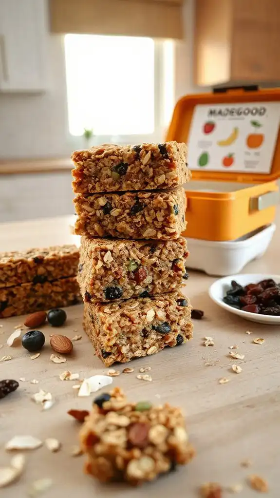 nut free granola bar recipe