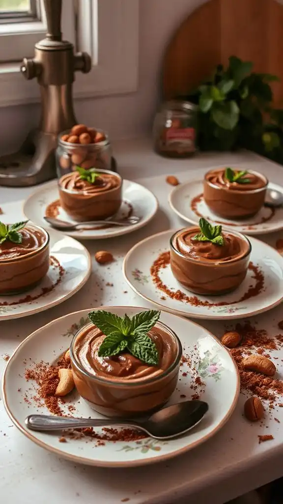 nutella mousse dessert delight